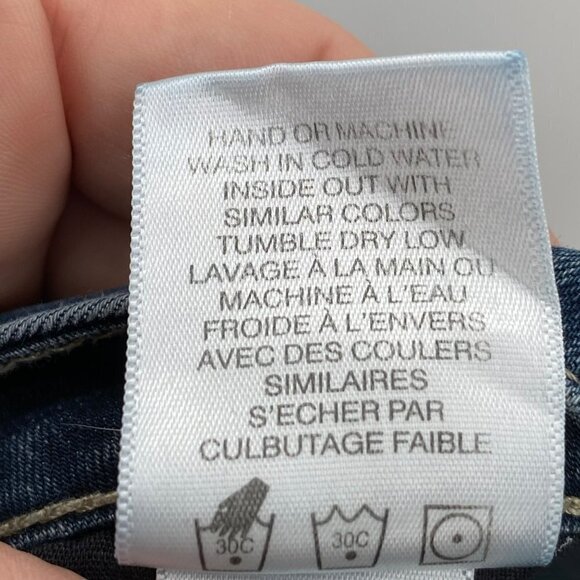 Articles of Society Skinny Stretch Jeans Blue Women's Size 27 - Picture 6 of 8